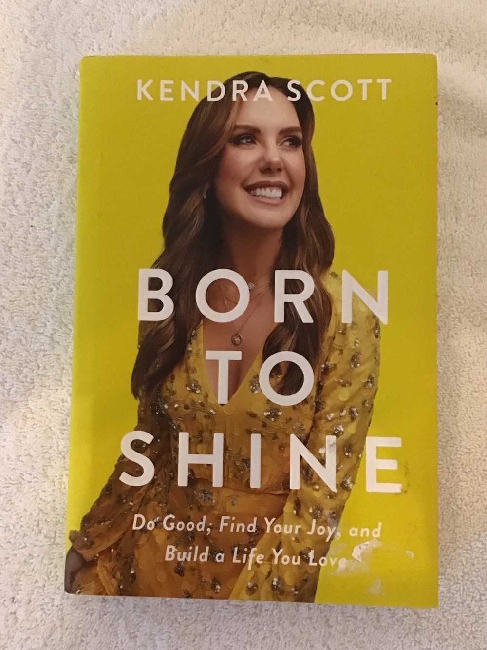Kendra Scott Yellow Cover Inspirational Hardcover